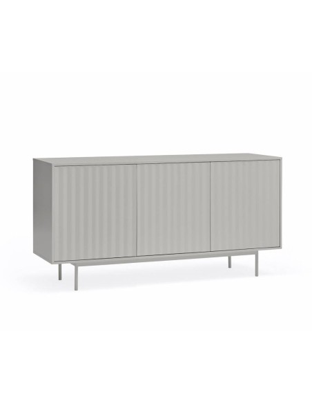 Teulat APARADOR SIERRA 160x47, minimalista, MDF lacado gris