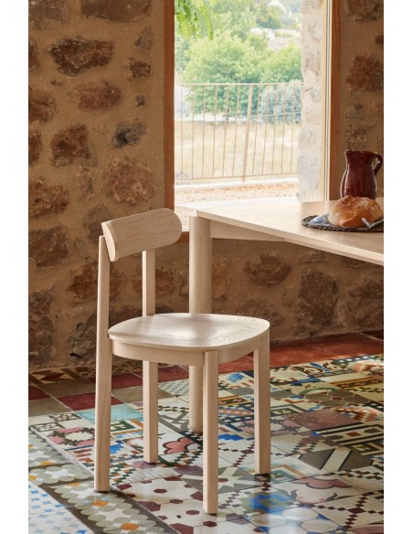 CADEIRA DE DESIGN TEULAT NARA, freixo