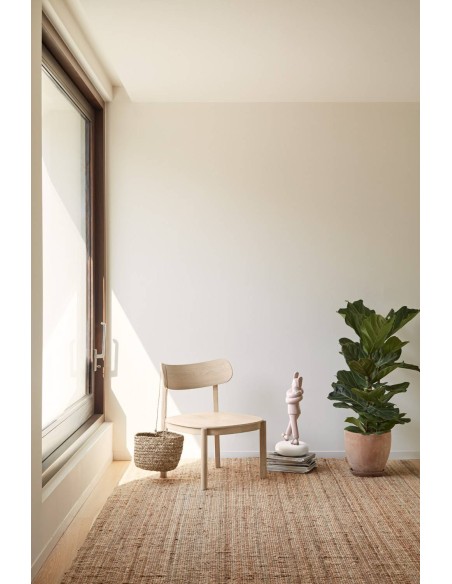 POLTRONA BAIXA DE TEULAT NARA, freixo