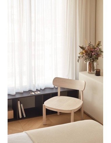 POLTRONA BAIXA DE TEULAT NARA, freixo