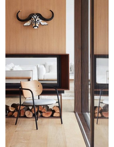 POLTRONA DE DESIGN TEULAT ECLIPSE, CARVALHO e...