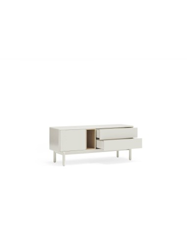 Móvel de TV TEULAT CORVO 140x40, MDF lacado CREME