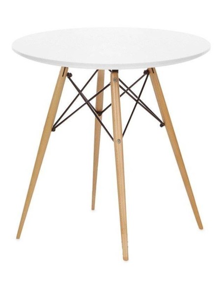 Mesa para cozinha de design TOWER-80, base Madeira Mesa para cozinha de design TOWER-80, base Madeira