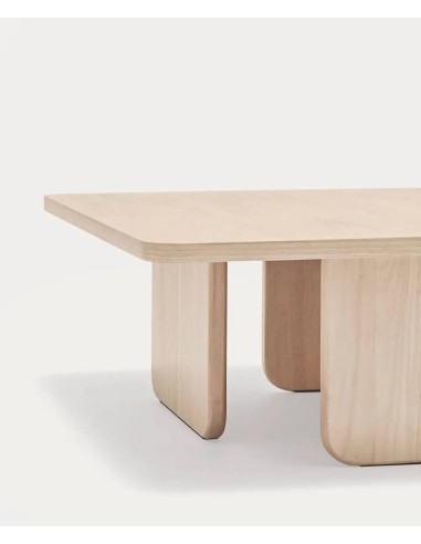 MESA DE CENTRO TEULAT ARQ 100x100 cm cor freixo...