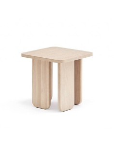 TEULAT MESA AUXILIAR ARQ 48 x 48 cm color fresno natural.