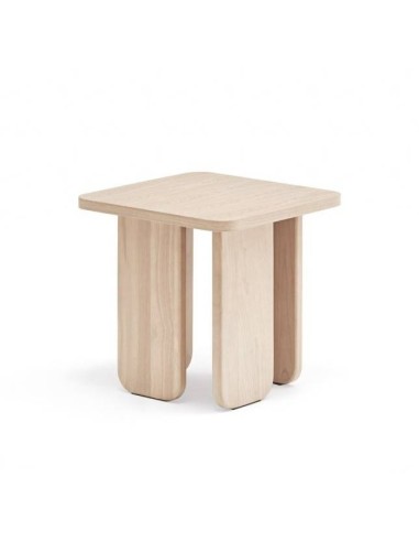 TEULAT MESA AUXILIAR ARQ 48 x 48 cm color fresno natural.
