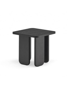 TEULAT MESA AUXILIAR ARQ 48 x 48 cm color negro.