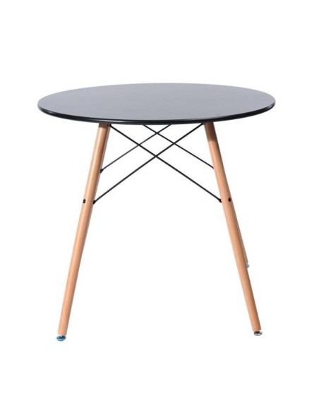 Mesa TOWER 80 para cocina de diseño, lacado, Haya