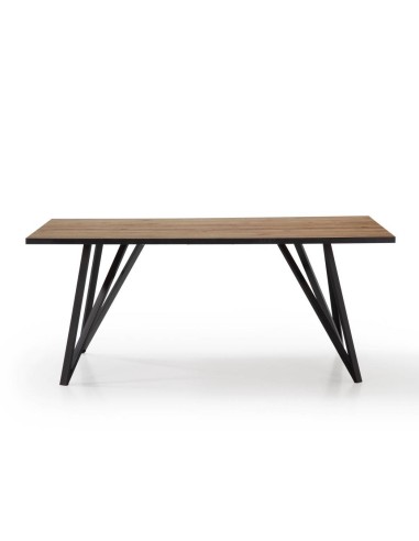 MESA DE DISEÑO MYLA 180X90 melamina color roble