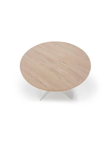 MESA REDONDA THER 120, tampo em melamina SAHARA...