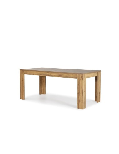 Mesa de jantar Dakota 180 x 90 cm, melamina em carvalho envelhecido