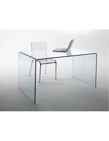 Mesa secretária Minimalista Burano 150x80, Vidro