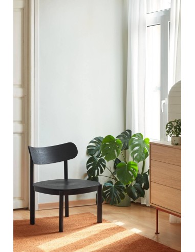 POLTRONA BAIXA DE TEULAT NARA, freixo acabado...