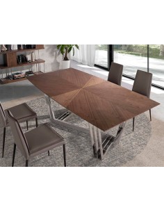 Angel Cerdá 1097, mesa comedor 220 x 110 cm, madera Nogal... 2