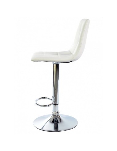 Taburete POU, estructura cromada, asiento...