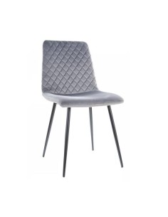 Silla de diseño LUCIA, patas metal, tapizado tejido velvet.