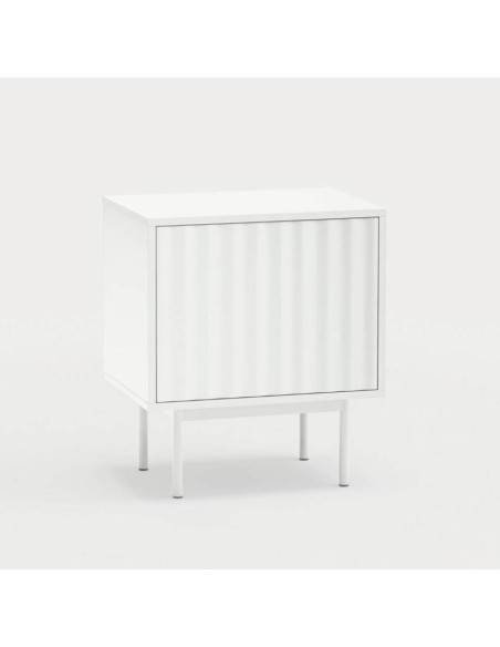 Mesa de cabeceira TEULAT SIERRA 48x35 lacado BRANCO