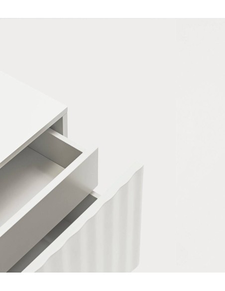 Mesa de cabeceira TEULAT SIERRA 48x35 lacado BRANCO