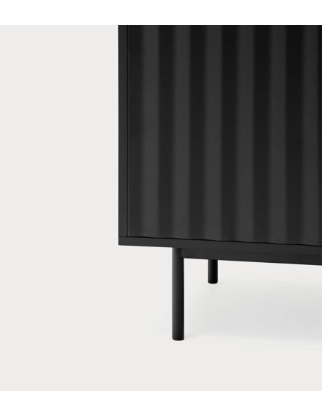 TEULAT MESITA de noche SIERRA 48x35, lacado negro