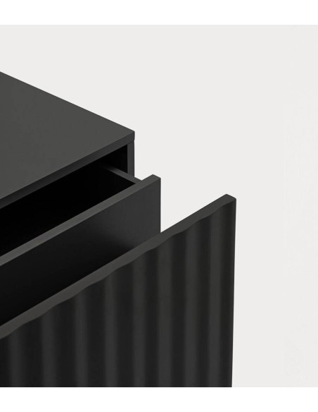 Mesa de cabeceira TEULAT SIERRA 48x35 lacado PRETO