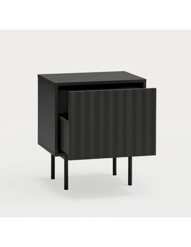 Mesa de cabeceira TEULAT SIERRA 48x35 lacado PRETO