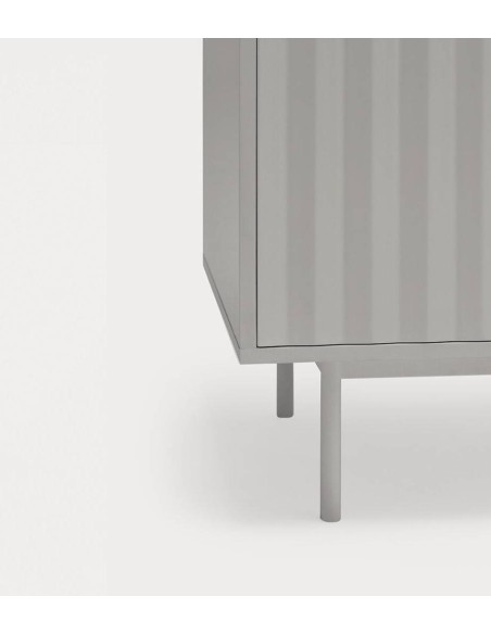 Mesa de cabeceira TEULAT SIERRA 48x35 lacado CINZA