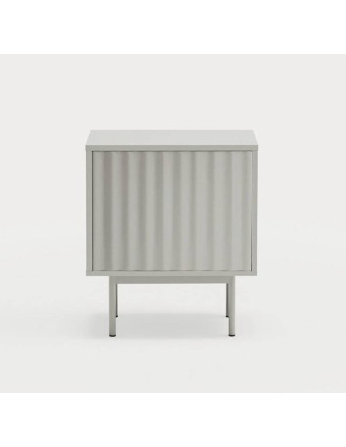 Mesa de cabeceira TEULAT SIERRA 48x35 lacado CINZA