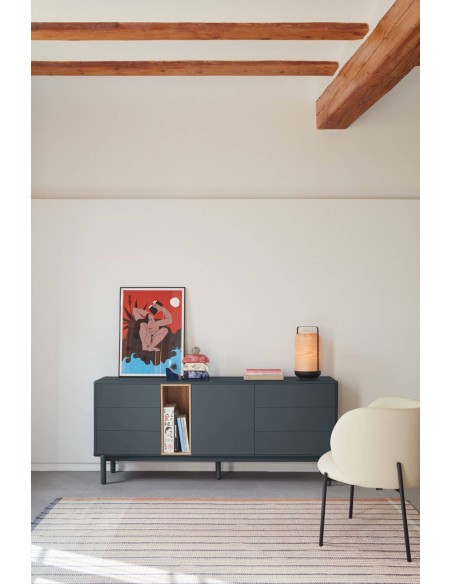 APARADOR TEULAT CORVO 180x40, ANTRACITE CINZA