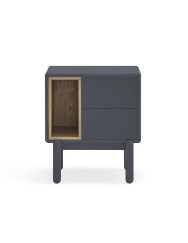 Mesa de cabeceira TEULAT CORVO 48x35, cinza...