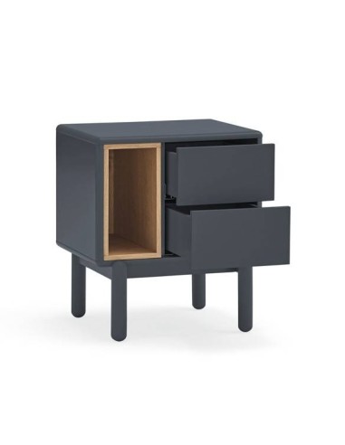 TEULAT MESITA noche CORVO 48x35, GRIS ANTRACITA