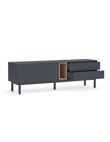TEULAT MUEBLE TV CORVO 180x40, GRIS ANTRACITA