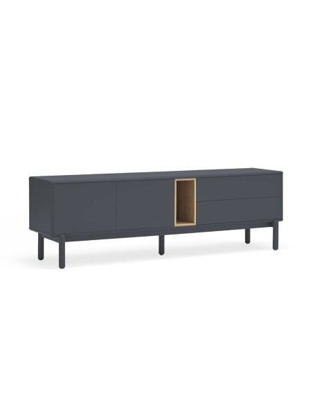 TEULAT MUEBLE TV CORVO 180x40, GRIS ANTRACITA