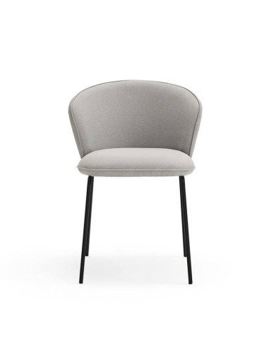 TEULAT SILLA de diseño ADD, tela GRIS CLARO,...