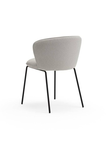 TEULAT SILLA de diseño ADD, tela GRIS CLARO,...