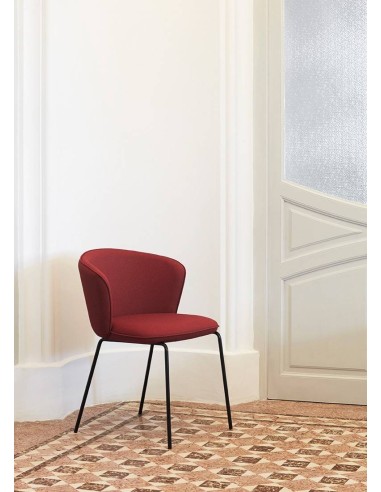 TEULAT SILLA de diseño ADD, tela CALDERA, metal...