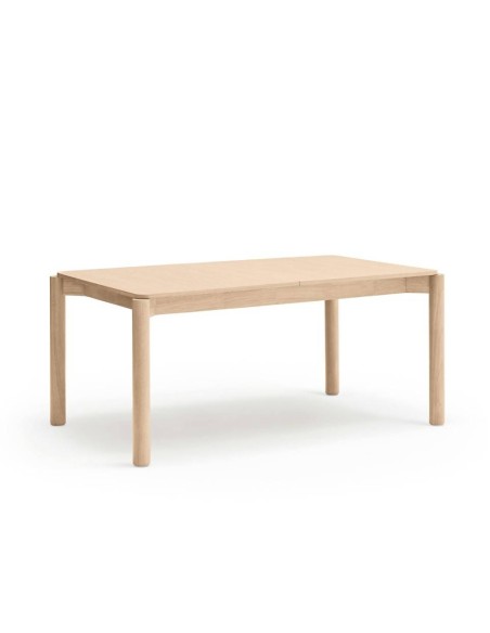 TEULAT Mesa extensível minimalista ATLAS 160(200) x 100, NATURAL CLARA