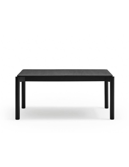 TEULAT Mesa extensible minimalista ATLAS 160(200) x 100, NEGRO
