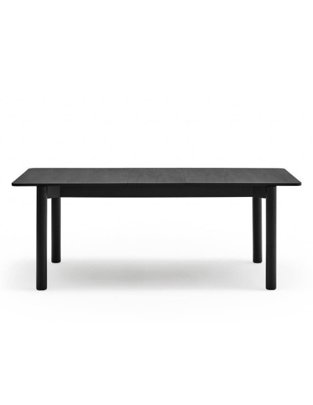 TEULAT Mesa extensible minimalista ATLAS 160(200) x 100, NEGRO