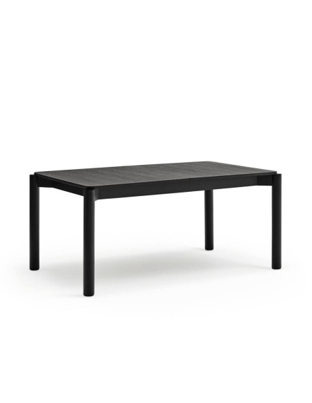 TEULAT Mesa extensível minimalista ATLAS 160(200) x 100, PRETO