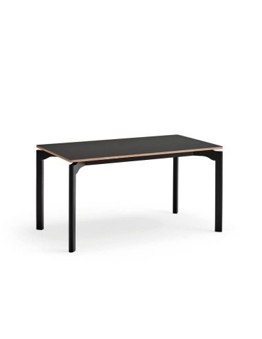 TEULAT NICOLA MESA minimalista 140 x 80, contraplacado FAIA PRETO