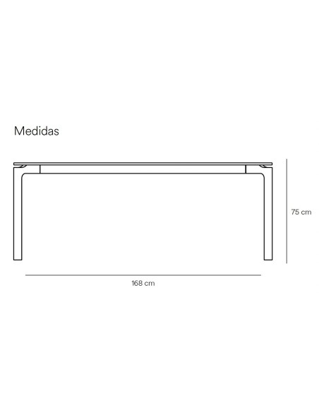 TEULAT NICOLA MESA minimalista 180 x 90, contraplacado FAIA PRETO