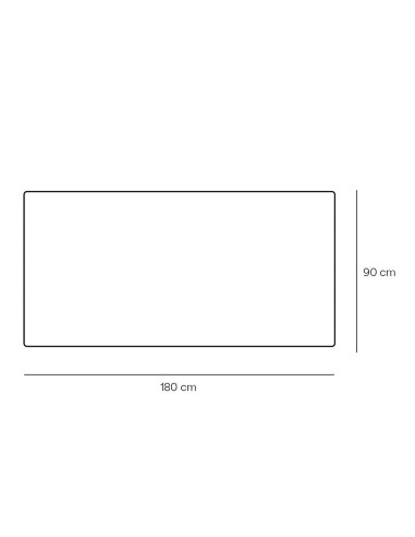 TEULAT MESA minimalista NICOLA 180 x 90, HAYA...
