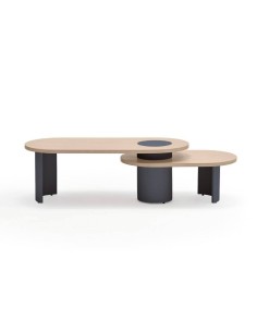 TEULAT Mesa ninho CENTRO NORI 120 x 95, MDF natural claro... 2