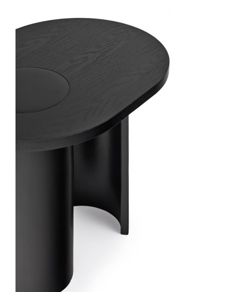 TEULAT MESA MESA RINCON NORI 60 x 45, MDF fresno NEGRO