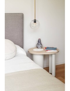 TEULAT mesa de canto NORI 60 x 45, MDF NATURAL CLARO y... 2