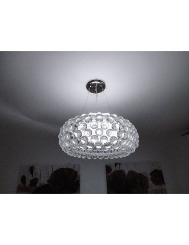 Luminária de teto em acrílico Cabo 50 cm.