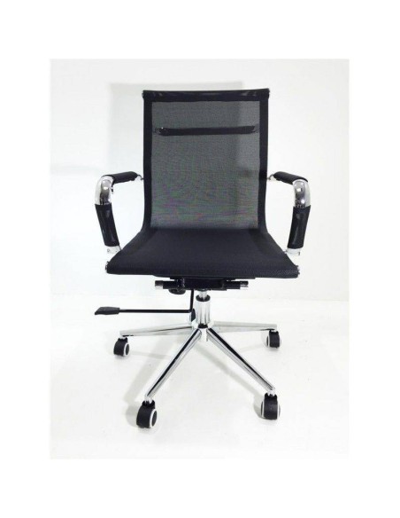 Silla de escritorio Carlos Mesh, rejilla, respaldo medio