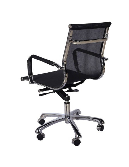 Silla De Escritorio Carlos Mesh, Rejilla, Respaldo Medio
