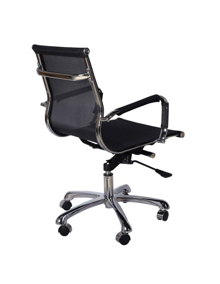 Silla De Escritorio Carlos Mesh, Rejilla, Respaldo Medio