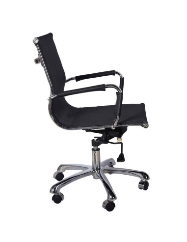 Silla De Escritorio Carlos Mesh, Rejilla, Respaldo Medio